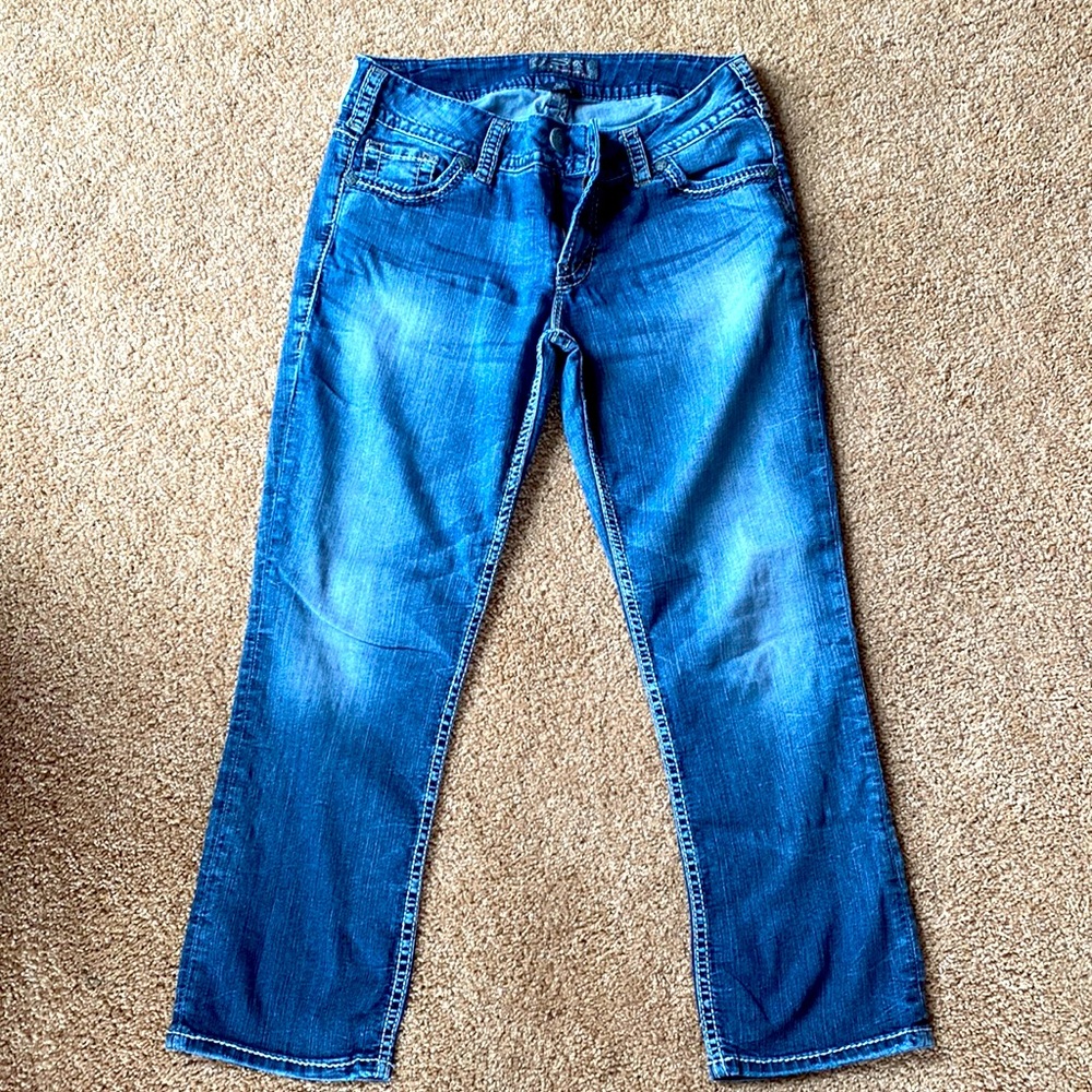 Silver Suki Capri Size 31 Jeans!
